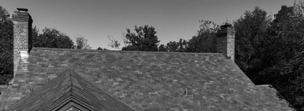 A roof by Stevens Roofing.